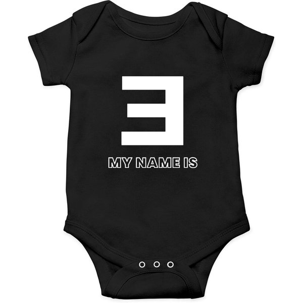Eminem Logo My Name Is Youth Onesies Pullover