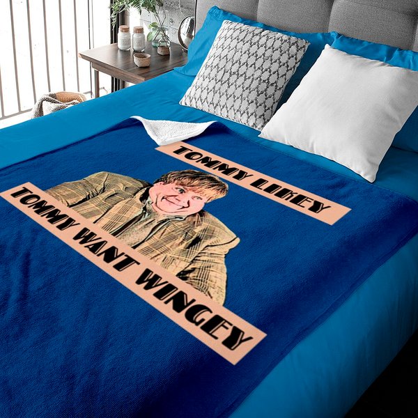 Funny Design - Tommy Want Wingey - Tommy Boy - Baby Blankets-image