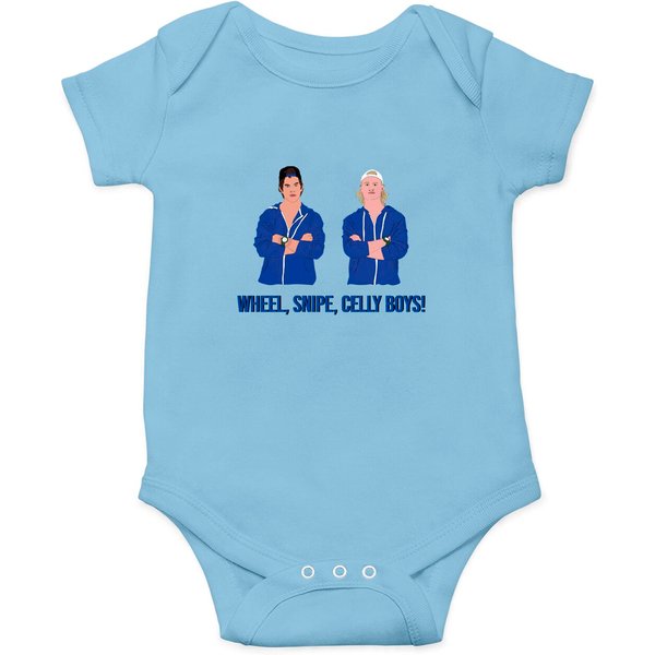 Letterkenny Jonesy And Reilly Wheel Snipe Celly Boys - Letterkenny - Onesies
