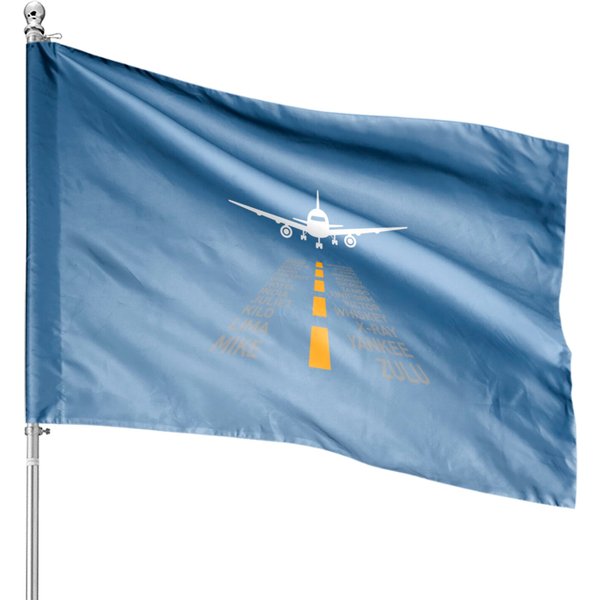 Airplane Pilot Airport Runway Phonetic House Flags-image