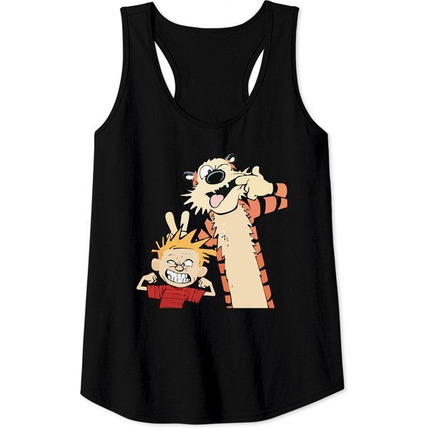 Calvin And Hobbes Tank Tops-image