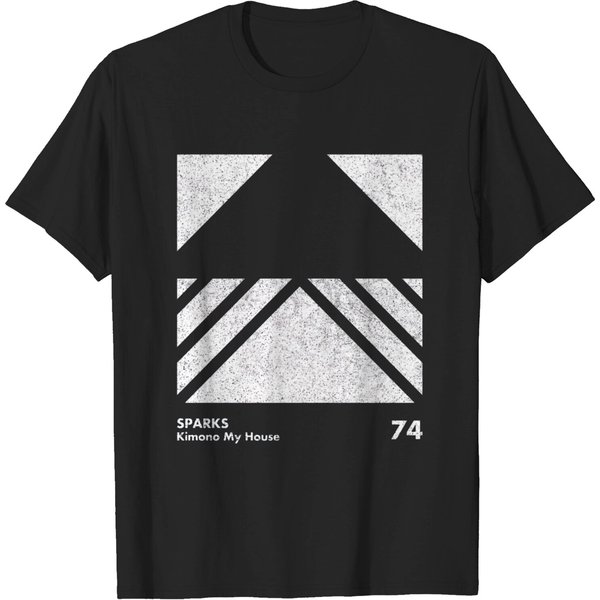 Sparks Kimono My House / Minimal Graphic Design Tribute - Sparks - T-Shirt-image