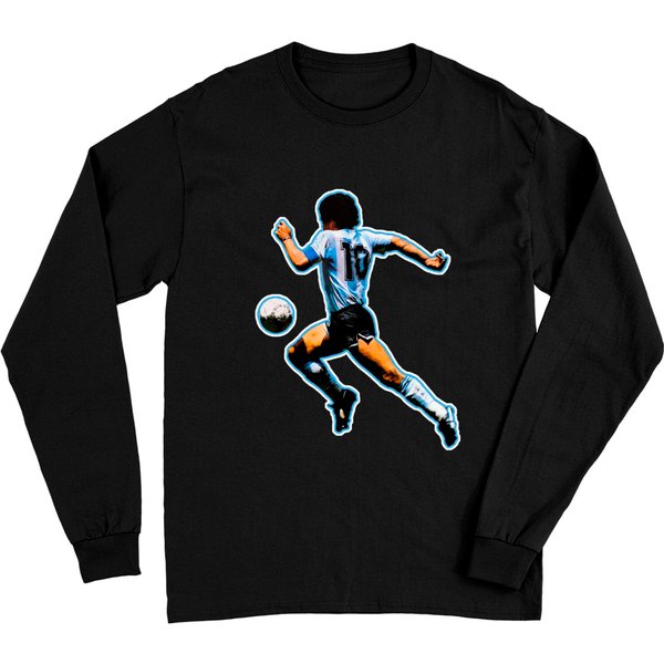 Maradona Running - Diego Maradona - Long Sleeves-image