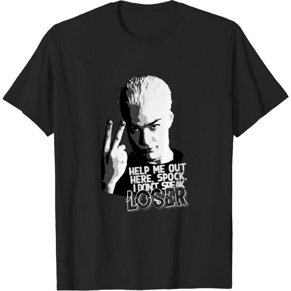 Spike I Dont Speak Loser - Buffy The Vampire Slayer - T-Shirt-image