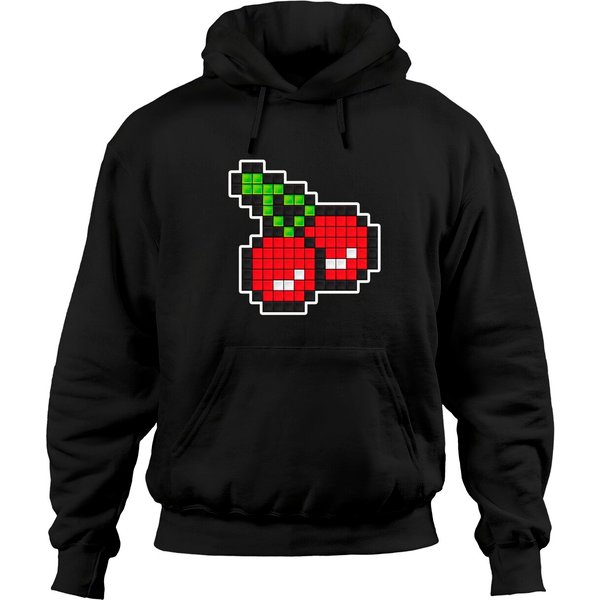 8-Bit Cherry - Pac Man - Hoodies-image