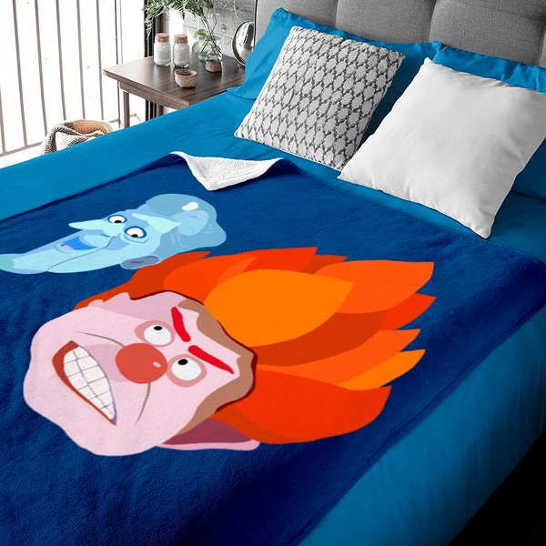 Mr. Heat And Mr. Freeze - Heat And Freeze - Baby Blankets-image