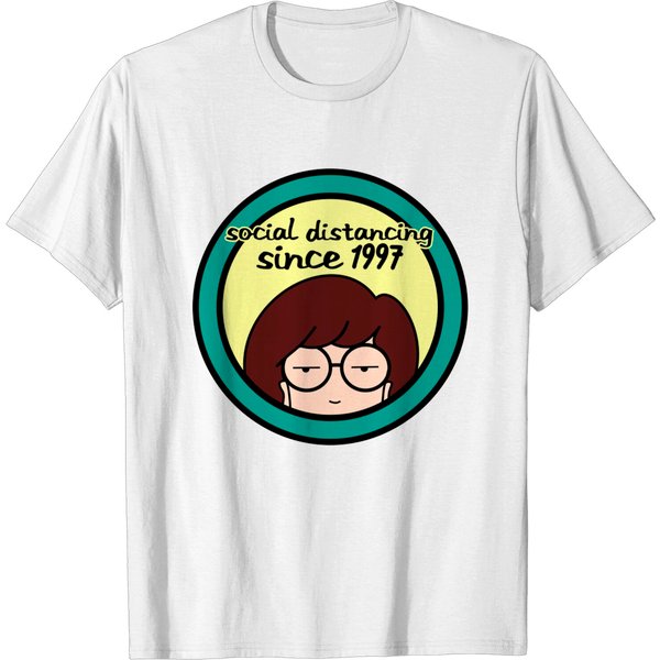 Social Distancing Since 1997 - Daria - T-Shirt-image