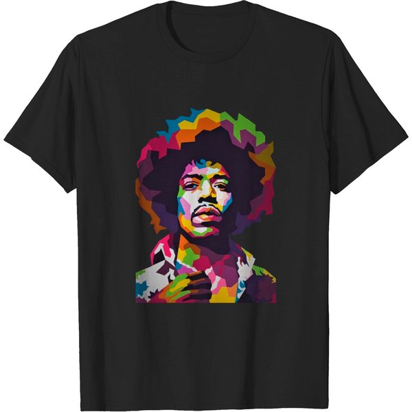 Jimi Hendrix Watercolor Short Sleeve Tee-image