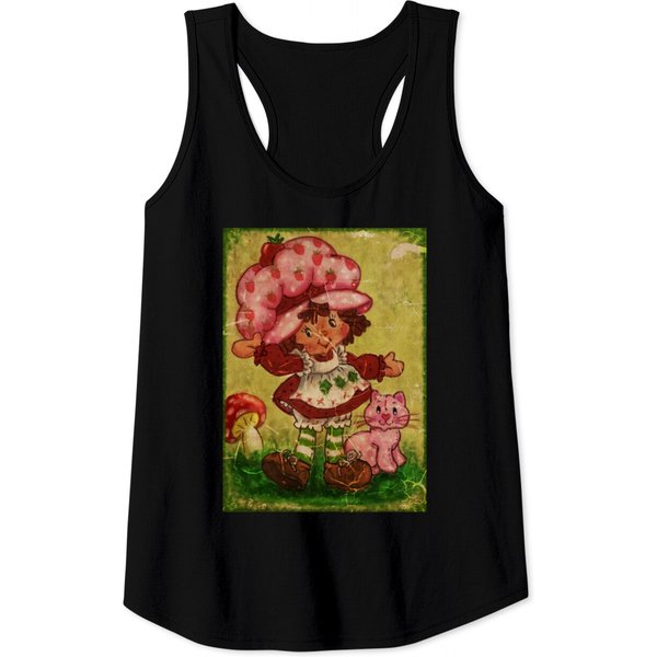Strawberry Shortcake - Vintage - Strawberry Shortcake - Tank Tops-image