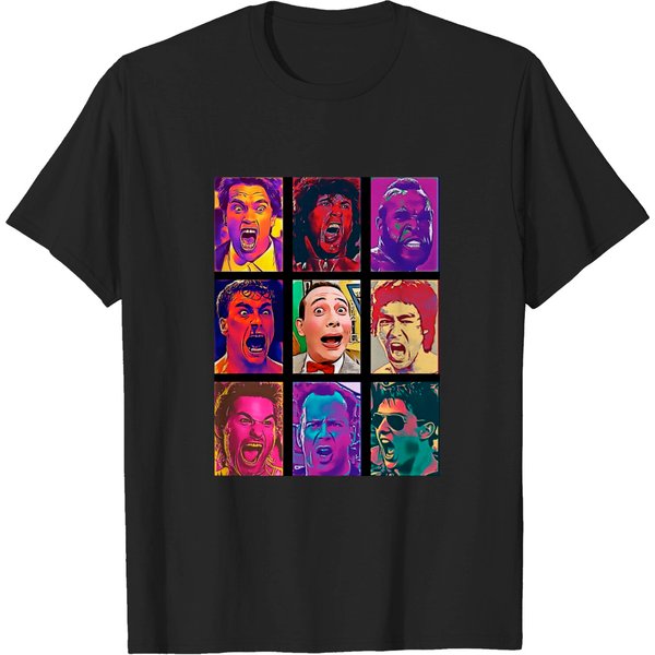 Action Scream Peewee Pop Art - Peewee Herman - T-Shirt-image