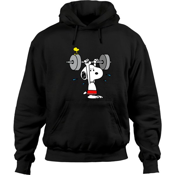 Snoopy Working Out - Snoopy - Hoodies-image