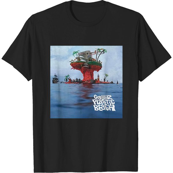 Gorillaz Unisex T-Shirt: Plastic Beach-image