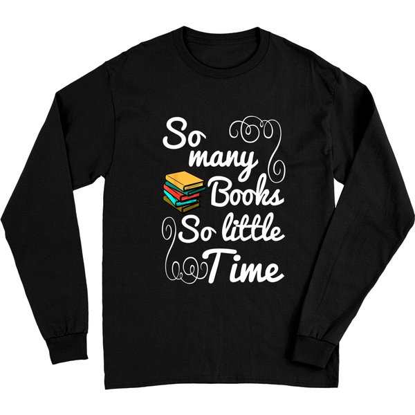 So Many Books Little Time Long Sleeves-image