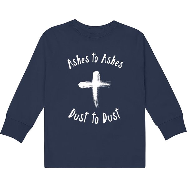 Catholic Lent Ashes To Ashes Dust To Dust Ash Wednesday Kids Long Sleeve T-Kids-image