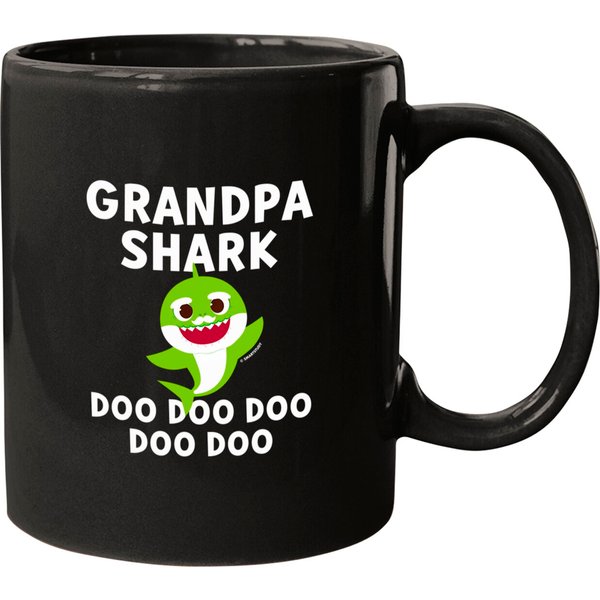 Mens Pinkfong Grandpa Shark Official Mugs-image