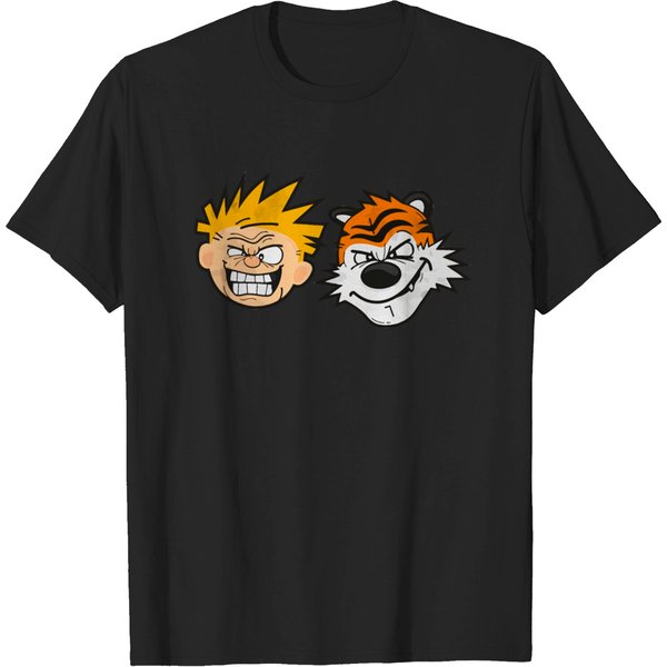 Calvin And Hobbes Face - Calvin And Hobbes - T-Shirt-image