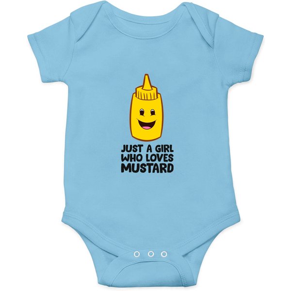 Mustard Bottle Onesies Just A Girl Who Loves Mustard-image