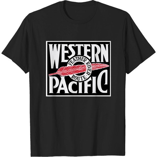 Western Pacific Railroad Logo - Western Pacific - T-Shirt-image