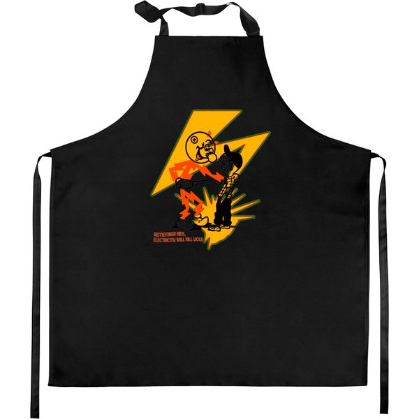 Electricity Bad Brains - Electricity Will Kill You - Kitchen Aprons-image