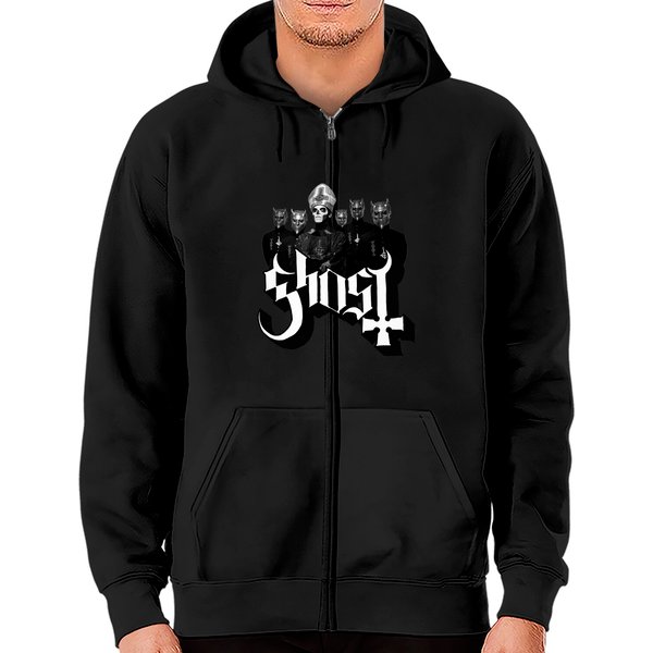 Ghost Bc Swedish Heavy Metal Band 666 Fan Shirt - Ghost - Zip Hoodies-image