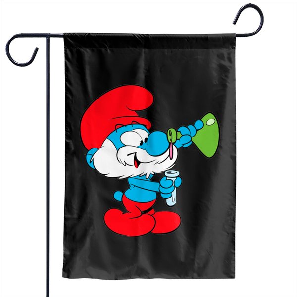 Papa Smurf - Smurf - Garden Flags-image
