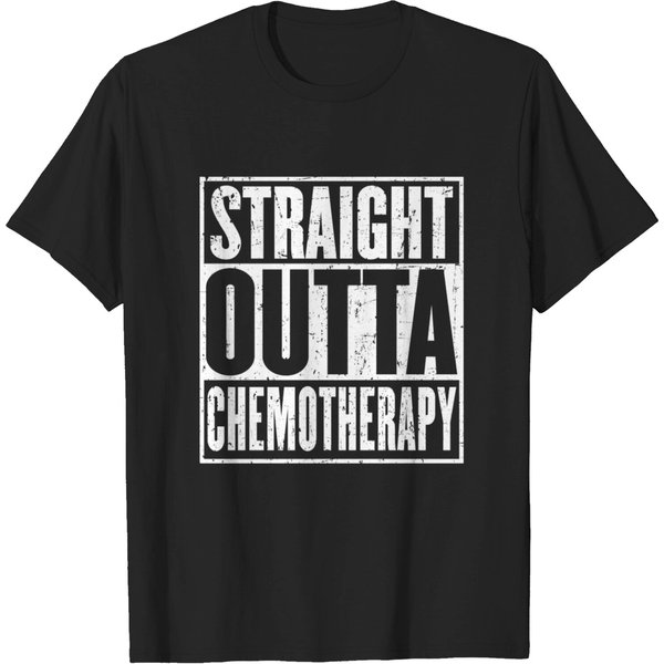 Straight Outta Chemotherapy Chemo Recovery Get Well - Straight Outta Chemotherapy - T-Shirt-image