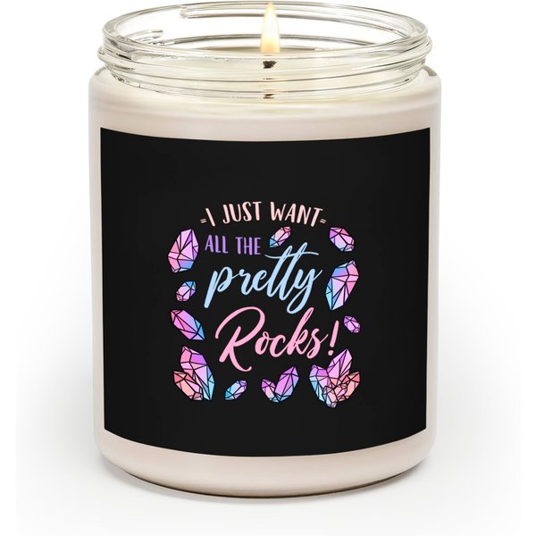 Crystals Rock Gemstone Rockhound - Crystal - Scented Candles-image