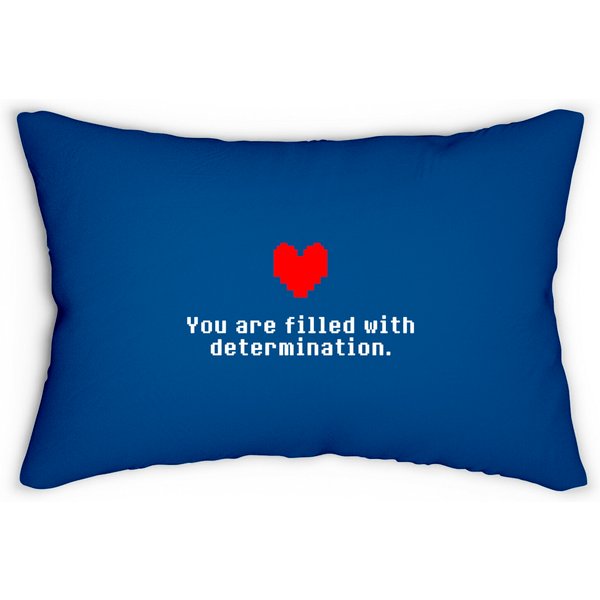 Undertale - Determination Heart - Undertale - Lumbar Pillows-image