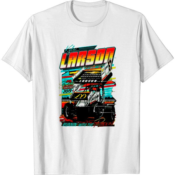 Kyle Larson Racing Car T-Shirt-image