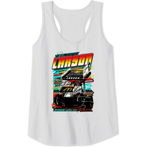 Kyle Larson Racing Car Tank Tops-image
