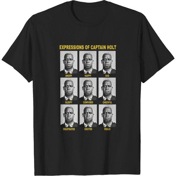 Brooklyn Nine-Nine The Expressions Of Captain Holt Men's T-Shirt-image
