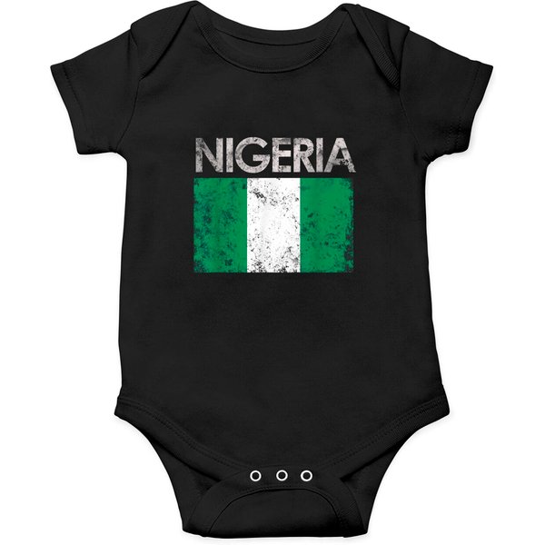 Vintage Nigeria Flag Onesies
