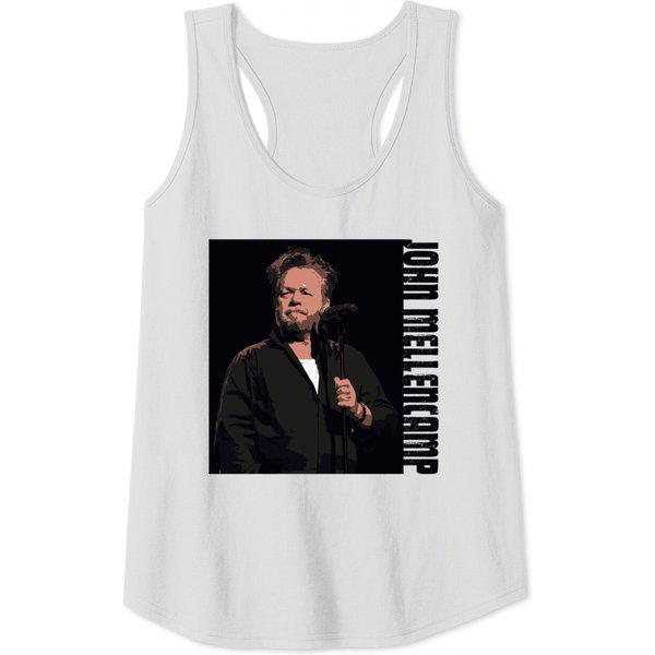 John Mellencamp Illustration Tank Tops: Unique Designs-image