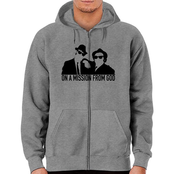 Jake &Amp; Elwood Blues - Blues Brothers - Zip Hoodies-image