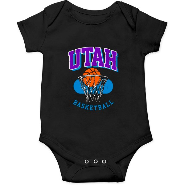 Vintage Utah Basketball - Jazz - Onesies-image