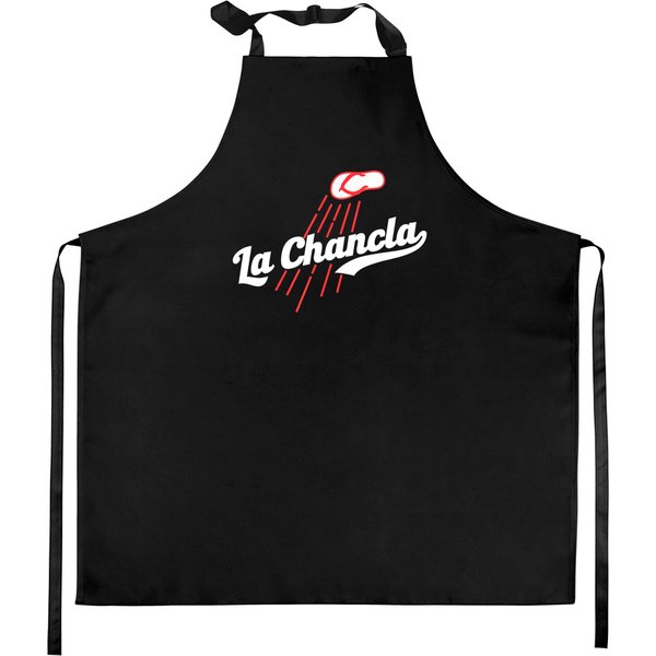 Chancla Meme Kitchen Aprons Funny Mexico Flying La Chancla Baseball-image