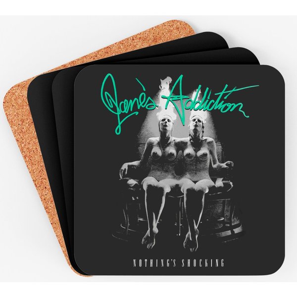 Jane's Addiction Unisex Coasters: Nothing's Shocking-image