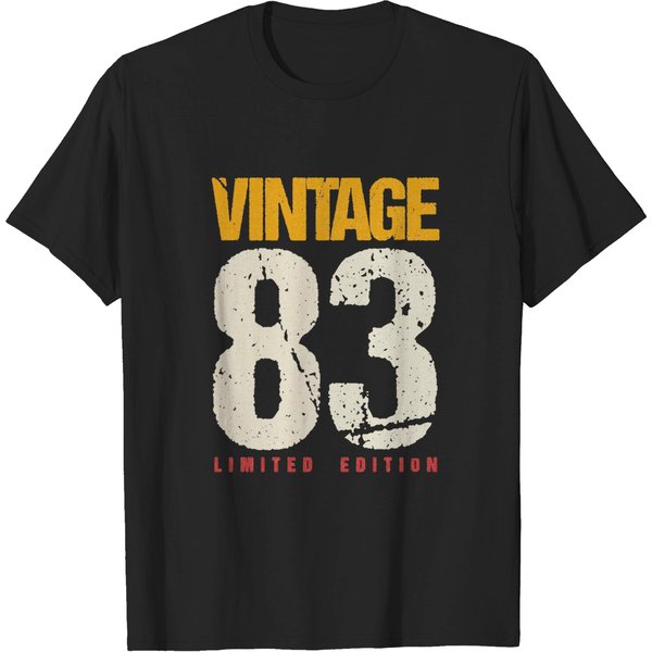 40 Years Old Vintage 1983 40Th Birthday Decoration T-Shirt-image