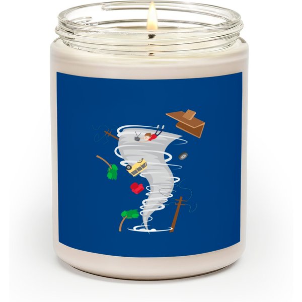 Awesome Tornado & Storm Chaser Severe Weather Lover Scented Candles-image