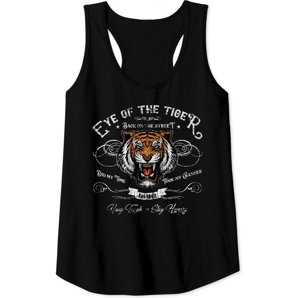 The Eye Of The Tiger, Distressed - The Eye Of The Tiger - Tank Tops-image