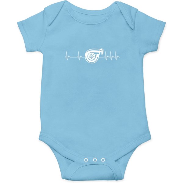 Turbo Heart Beat Car Slow Fast Race Car Racing Boost Intake Pullover Onesies