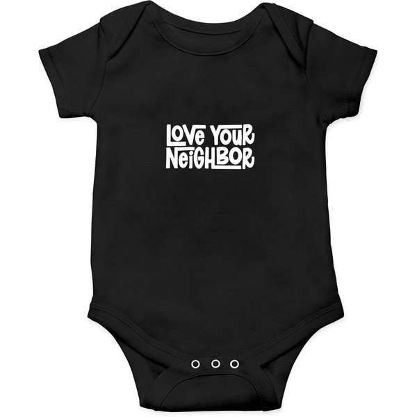 Love Your Neighbor Pullover Onesies-image