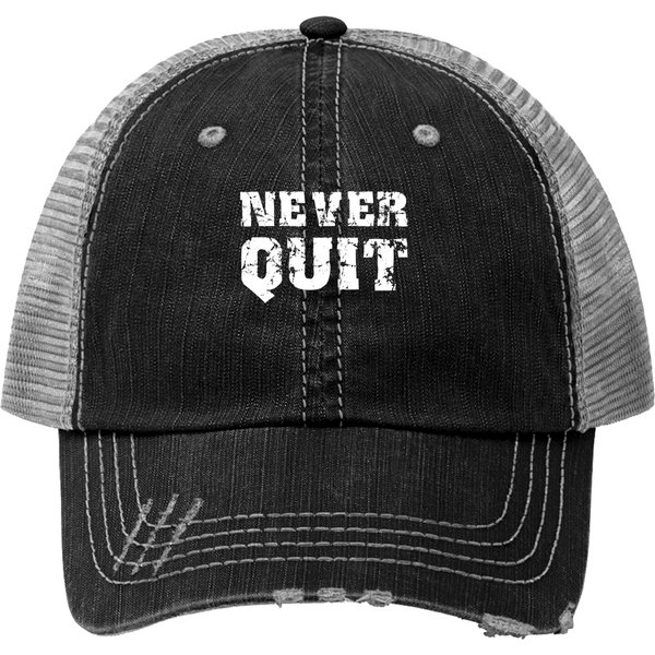 Never Quit - Never Quit - Trucker Hats-image