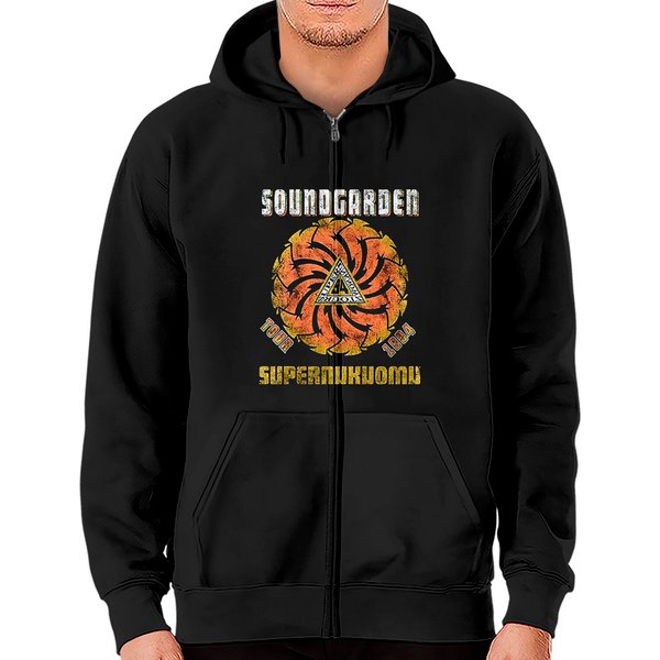 Soundgarden Men's Superunknown Spiral Zip Hoodies-image