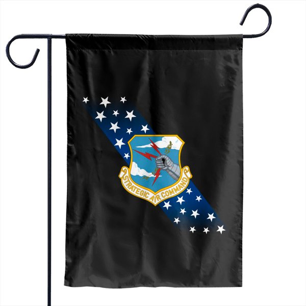 Strategic Air Command Crest And Banner - Usaf - Garden Flags-image
