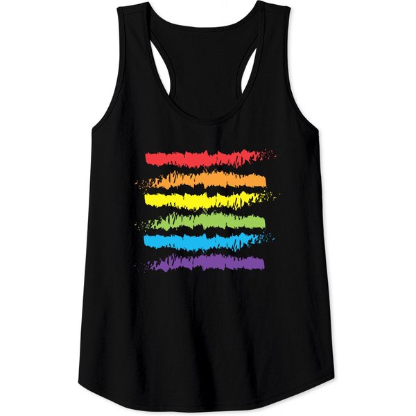 Pride Rainbow Tank Tops Gift Lgbtq Tank Tops-image