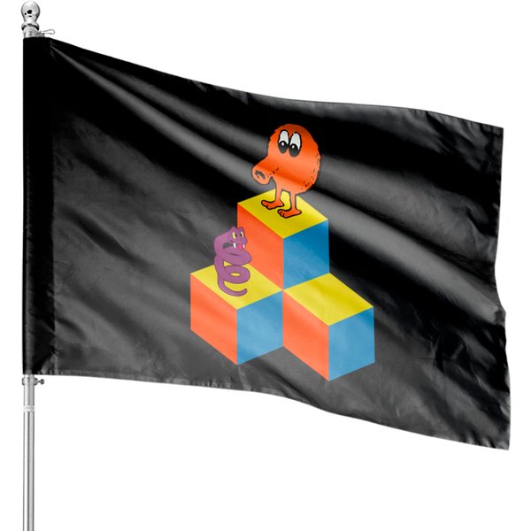 Qbert Game - Qbert Game - House Flags-image