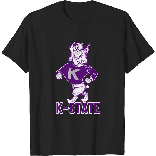Vintage Willie The Kansas State Wildcat Mascot - Kansas State - T-Shirt-image