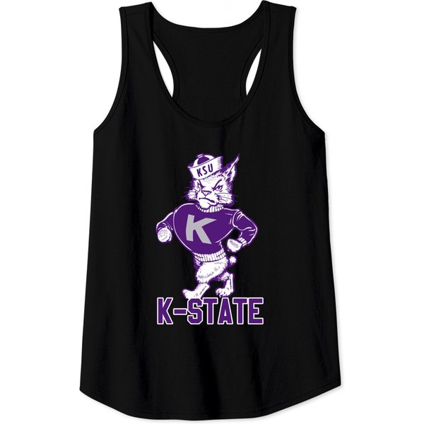 Vintage Willie The Kansas State Wildcat Mascot - Kansas State - Tank Tops-image