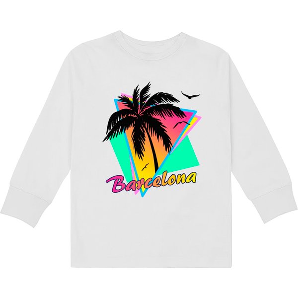 Barcelona - Kids Long Sleeve T-Shirt-image